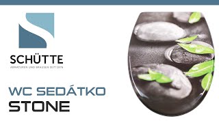 WC sedátko Schütte STONE | Duroplast | Soft Close