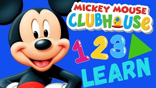 Mickey Mouse Clubhouse- Learn Numbers, Colors, Shapes, Counting With Mickey - Disney Junior Kids
