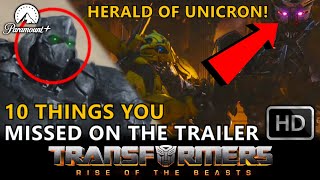 Transformers Rise Of The Beasts(2023) Official Trailer Breakdown 10 Things You Missed!