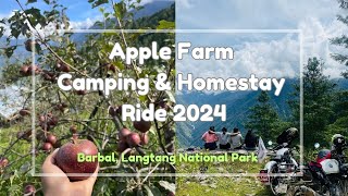 Apple Farm Camping \u0026 Homestay Ride 2024 by Kathmandu Legends