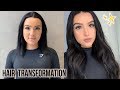 SHE'S BACK! SHORT TO LONG HAIR TRANSFORMATION: TAPE IN + I-TIP EXTENSIONS