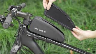 ROCKBROS Bike Top Tube Bag Bicycle Front Frame Bag