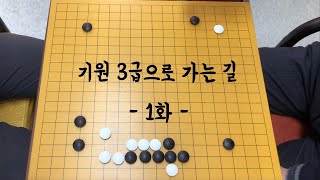 (바둑강좌) 기원 원장님께 배우는 3급으로 가는 길 / 1화 접바둑 협공