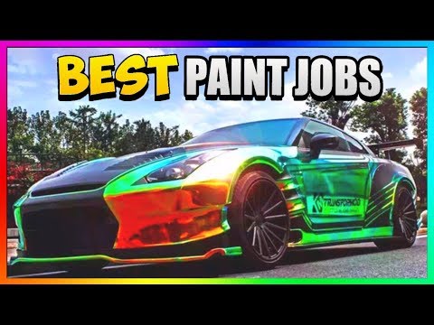 TOP *THREE* Best Rare PAINT JOBS In GTA 5 Online | TOP *THREE* Best Rare PAINT JOBS In GTA 5 Online |