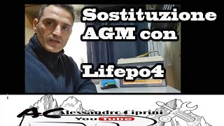 Sostituzione batteria agm con lifepo4