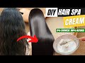 DIY Hair Spa Cream 0% Chemical 100% Natural |Salon Style Hair Spa Treatment At Home