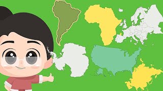 The Continent Song | Learn the 7 Continents in a Fun Way #continents #nursery