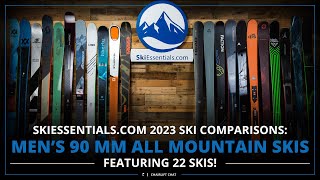 2023 Men's 90 mm All Mountain Ski Comparison with SkiEssentials.com