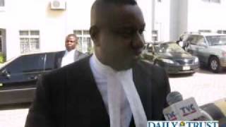 Festus Keyamo - lead prosecution counsel of EFCC in Ex-Speaker Dimeji Bankole's trial.flv