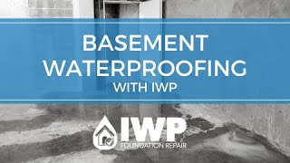 Basement Waterproofing with IWP