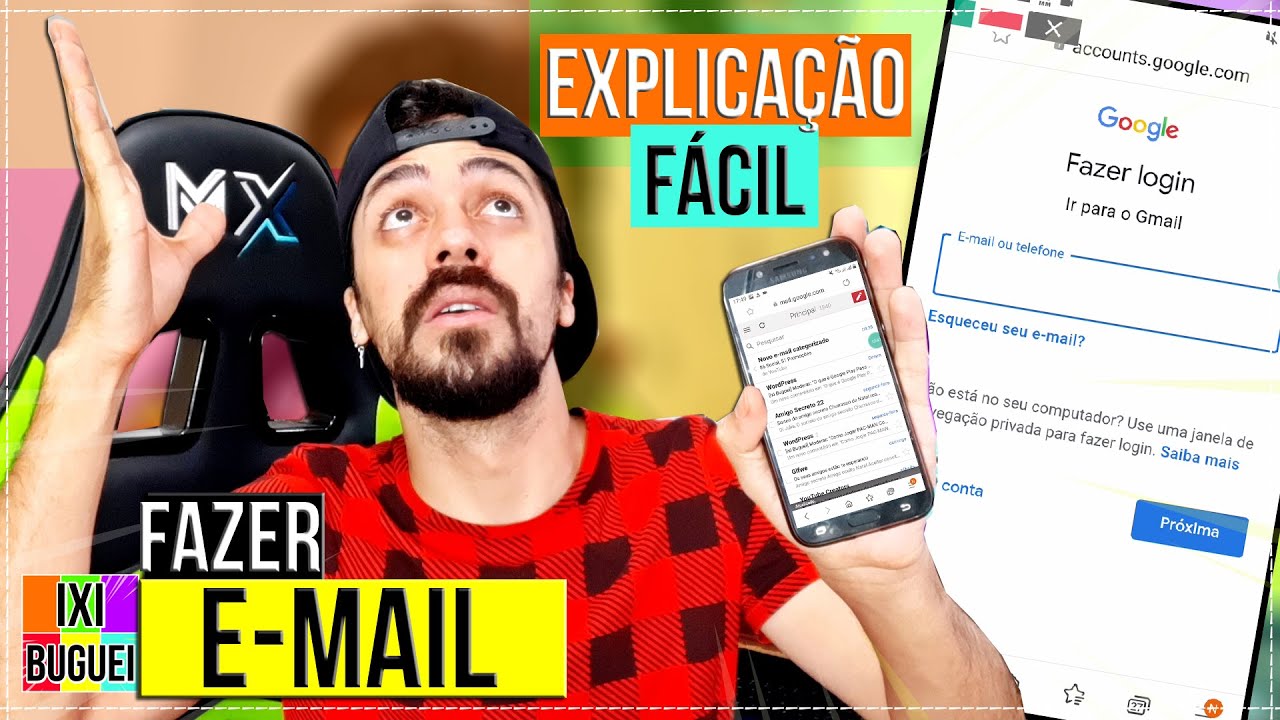 Como Criar E-mail Do Zero ( Explicação Fácil ) - YouTube