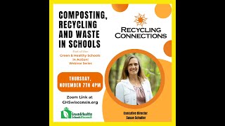 Composting, Recycling and Waste in Schools Webinar