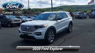 Certified 2020 Ford Explorer Platinum, Danbury, CT 18297