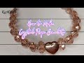 Gelang Kristal Ceko | Cara membuat gelang tali dengan kristal ceko #diy #tutorial #bracelet