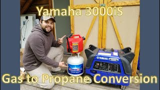 Yamaha 3000iS Generator Gas to Propane Conversion