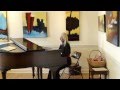 Pamela Howland playing Chopin at SaxArt Gallery of Fine Art in Saxapahaw, NC