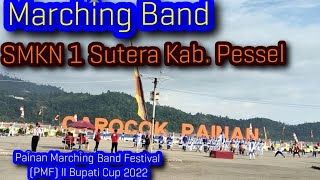 Penampilan Marching Band SMKN 1 Sutera dalam Painan Marching Band Festival Bupati Cup 2023