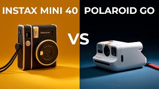 Best Instant Camera 2021: Polaroid Go VS Fujifilm Instax Mini 40