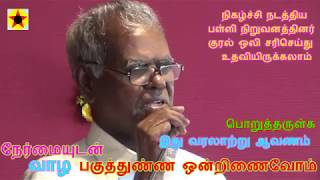 ஆவணம் தோழர் ஆர்.நல்லக்கண்ணு அவர்கள் / RaJa Morning STAR 1582