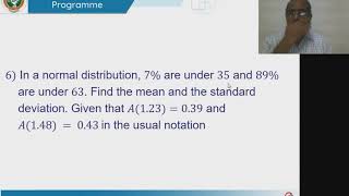 09 Complex Analysis Probability & Statistical Method Module 3 Lecture 9
