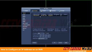How to Configure an IP Address on an NVR