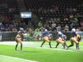 Cortnee White helps make tackle on Dom Inique