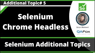Executing Selenium Automation Scripts on Chrome Headless Browser