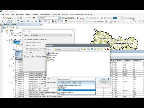 ArcGIS 10.x - Export Shapefile Attribute Table To CSV Or Text File ...