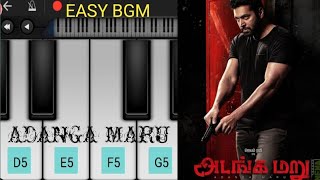 ADANGA MARU BGM IN WALKBAND || #PERFECT PIANO