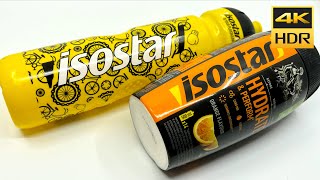 Isostar Sport Drinking Bottle 1000ml (BPA Free) 🚲 Isotonic Hydrate \u0026 Perform Orange Flavour 560g