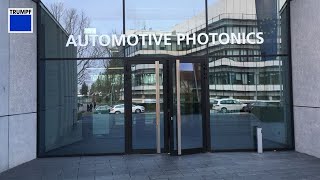 TRUMPF Exhibitions: Automotive Photonics 2023 - TechDay on laser solutions from battery to vehicle