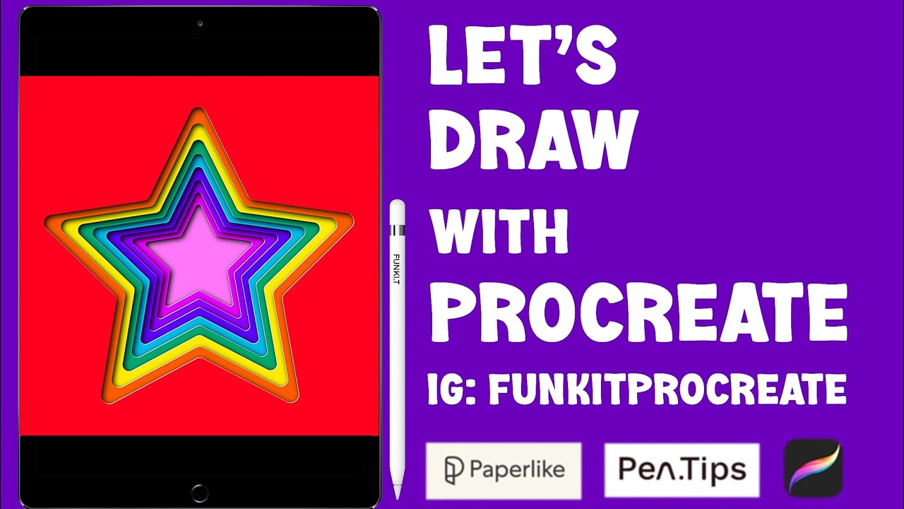 Star Cut Out Procreate Tutorial Youtube