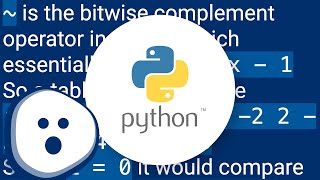 The tilde operator in Python