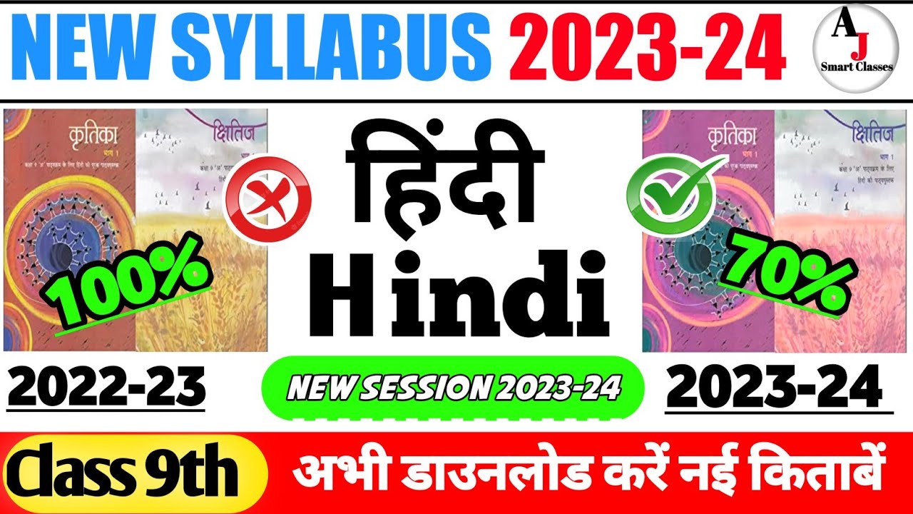 Class 9th Hindi New Syllabus 2023-24 | Class 9th Hindi New Syllabus ...