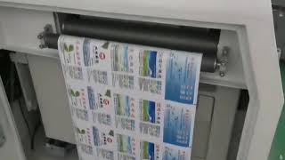 Nice label printing by VP320C digital label printing machine