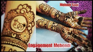 Engagement Mehendi Design on Real Bride | Engagement Mehndi design #shorts | New Fullhand Henna Art