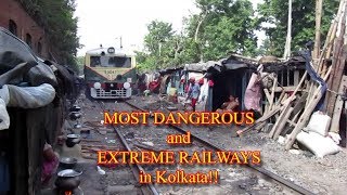 Most Dangerous Railway Track in Kolkata - Presented by Gautam Banerjee