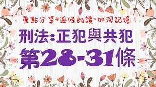 【條文解說】刑法：第28-31條~正犯與共犯是什麼？8分鐘簡單學習XD