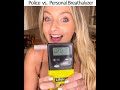 Police vs. Personal Breathalyzers