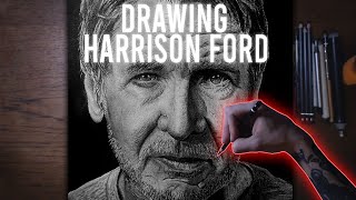 HYPERREALISTIC DRAWING of Harrison Ford