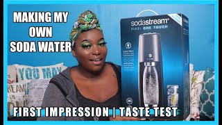 SodaStream Fizzi One Touch Sparkling Water Maker | First Impression + Taste Test