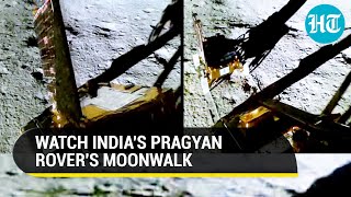 Chandrayaan-3: India's Pragyan Rolls Down Ramp, Does Moonwalk In Style; ISRO Releases Video