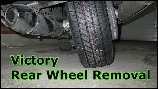 Victory Rear Wheel Removal