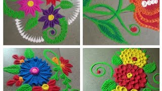 रोज देवासमोर काढण्यासाठी चार छोटया आणि सुंदर रांगोळी/daily Rangoli designs very easy/Rangoli Talent