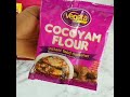 Sneak peak of some Tiger Foods Limited products. Vegeta Cocoyam Flour tops the Chart