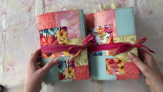 Spring Mist Patchwork Journals - DTP for Artymaze