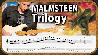 MALMSTEEN - TRILOGY SUITE Op. 5 - Cover & Tuto w/ tabs