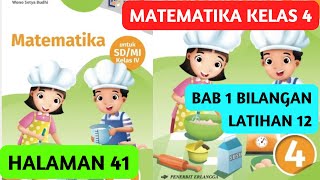 Matematika Kelas 4 Halaman 41 Kurikulum Merdeka Latihan 12 Tentukan Hasil Bagi dan Sisa Baginya