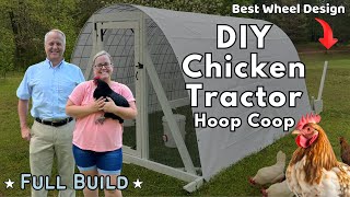 How to Build a Chicken Coop Step by Step – Easy + Affordable DIY Hoop Coop Chicken Tractor