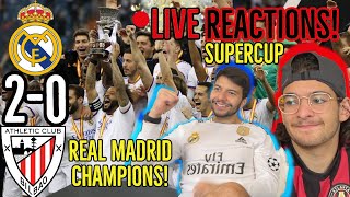 🚨LIVE FAN REACTION to 2022 Spanish Supercup FINAL (Real Madrid 2-0 Bilbao) - MARCELO LIFTS TROPHY